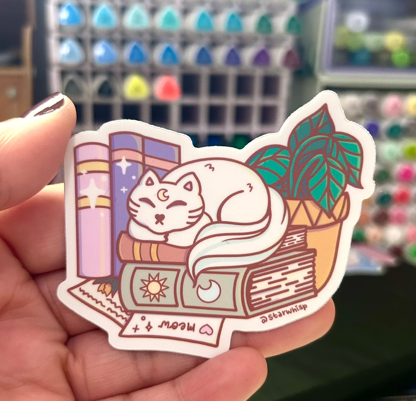Magic Cat Vinyl Sticker