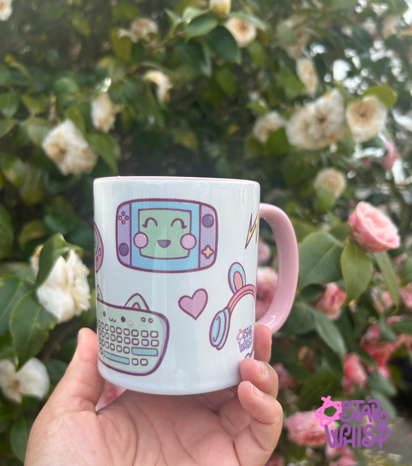 Gamer Cutie Ceramic Mug, Video Game Mug, Gamer Girl