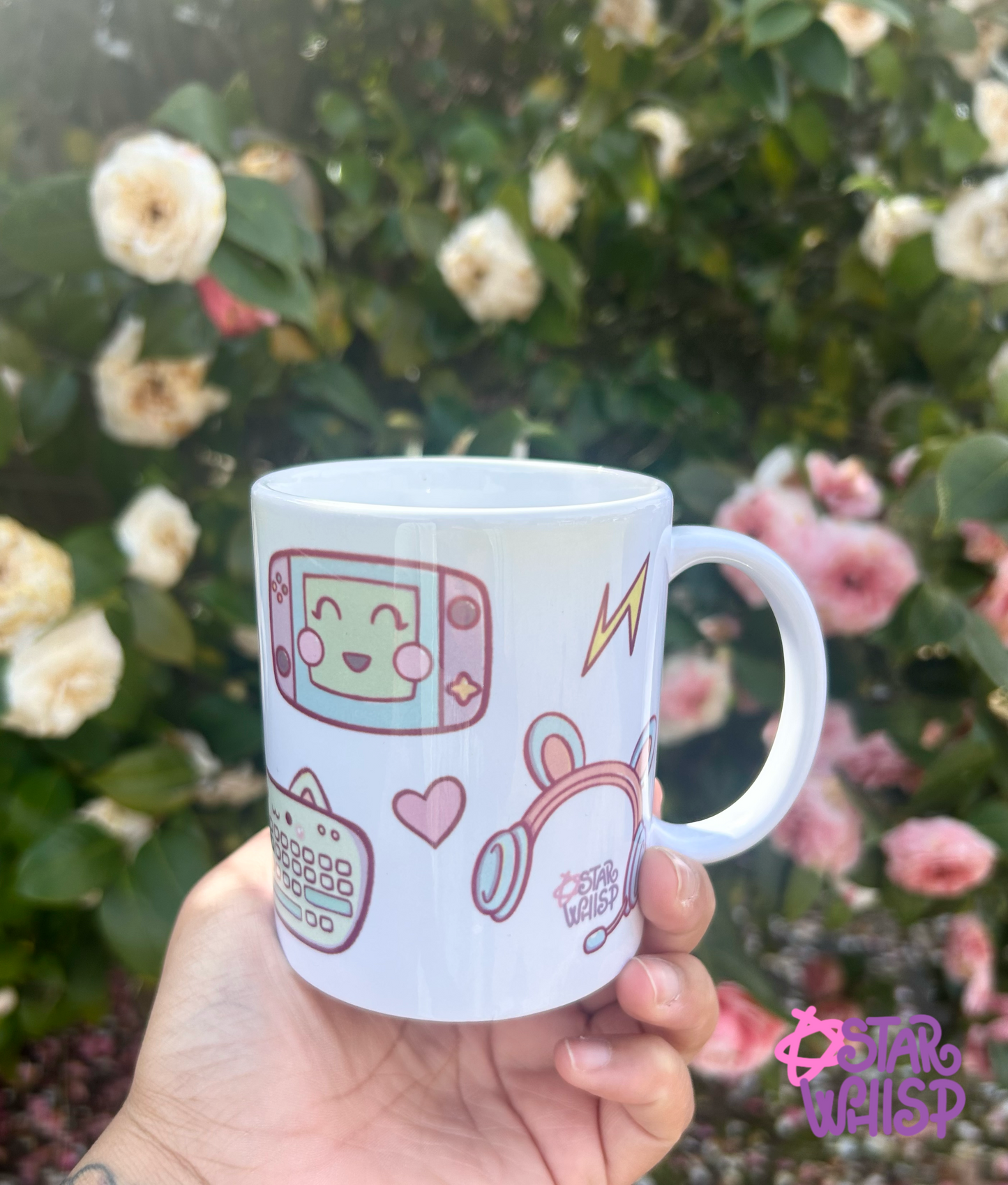 Gamer Cutie Ceramic Mug, Video Game Mug, Gamer Girl