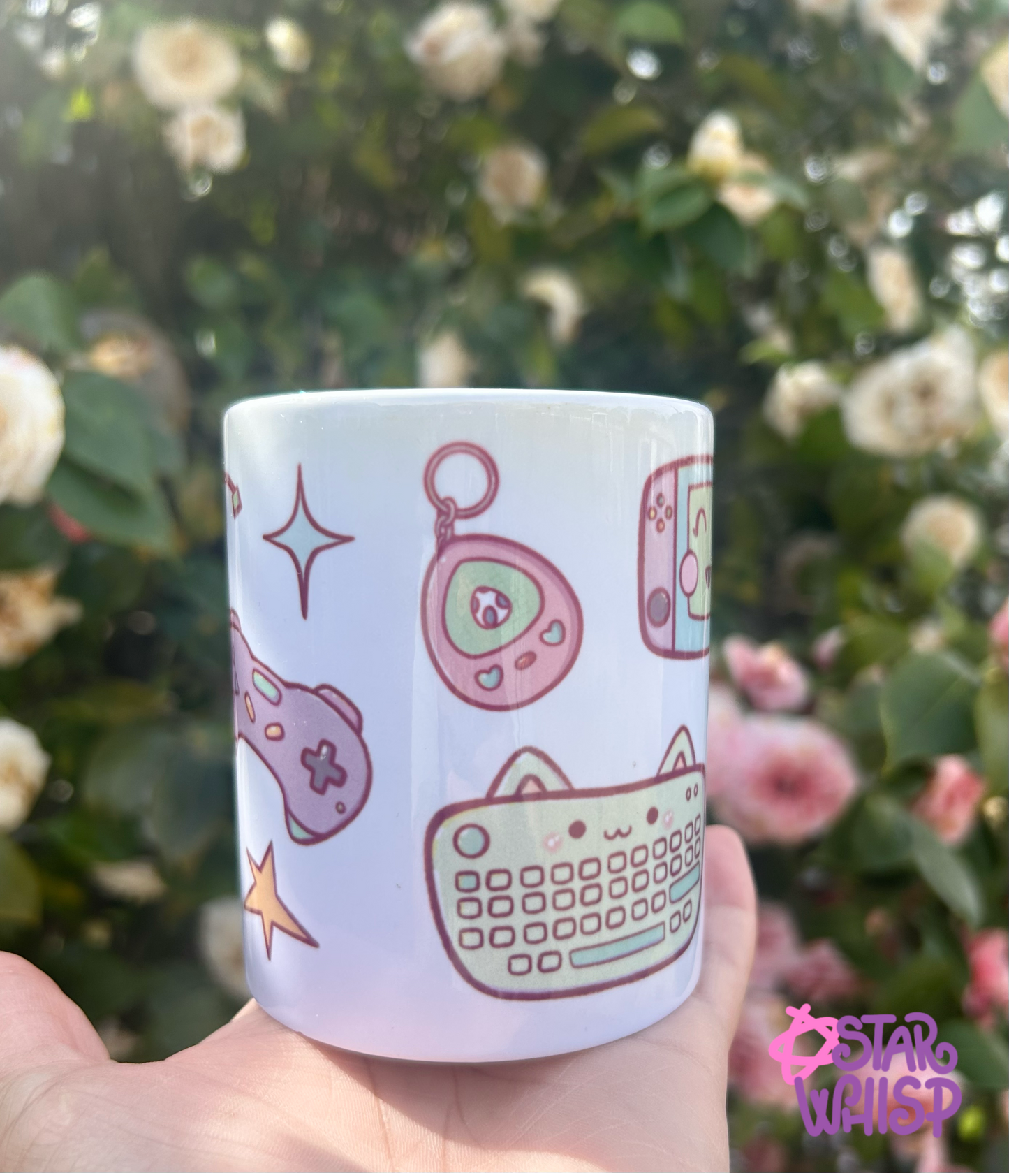 Gamer Cutie Ceramic Mug, Video Game Mug, Gamer Girl