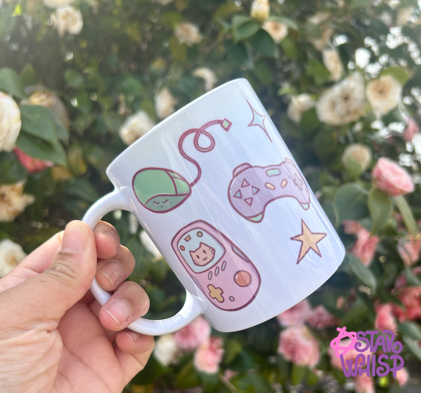 Gamer Cutie Ceramic Mug, Video Game Mug, Gamer Girl