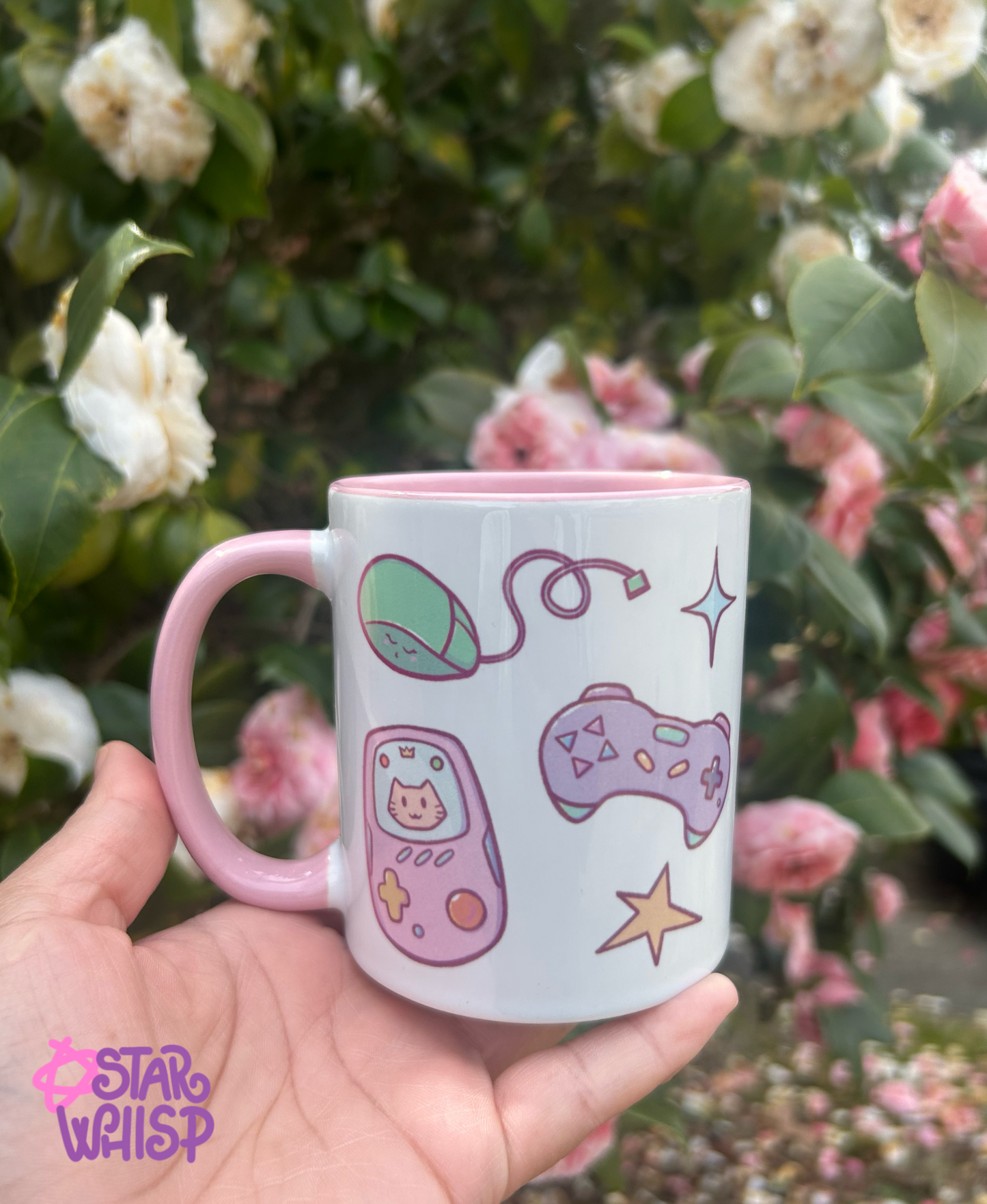 Gamer Cutie Ceramic Mug, Video Game Mug, Gamer Girl
