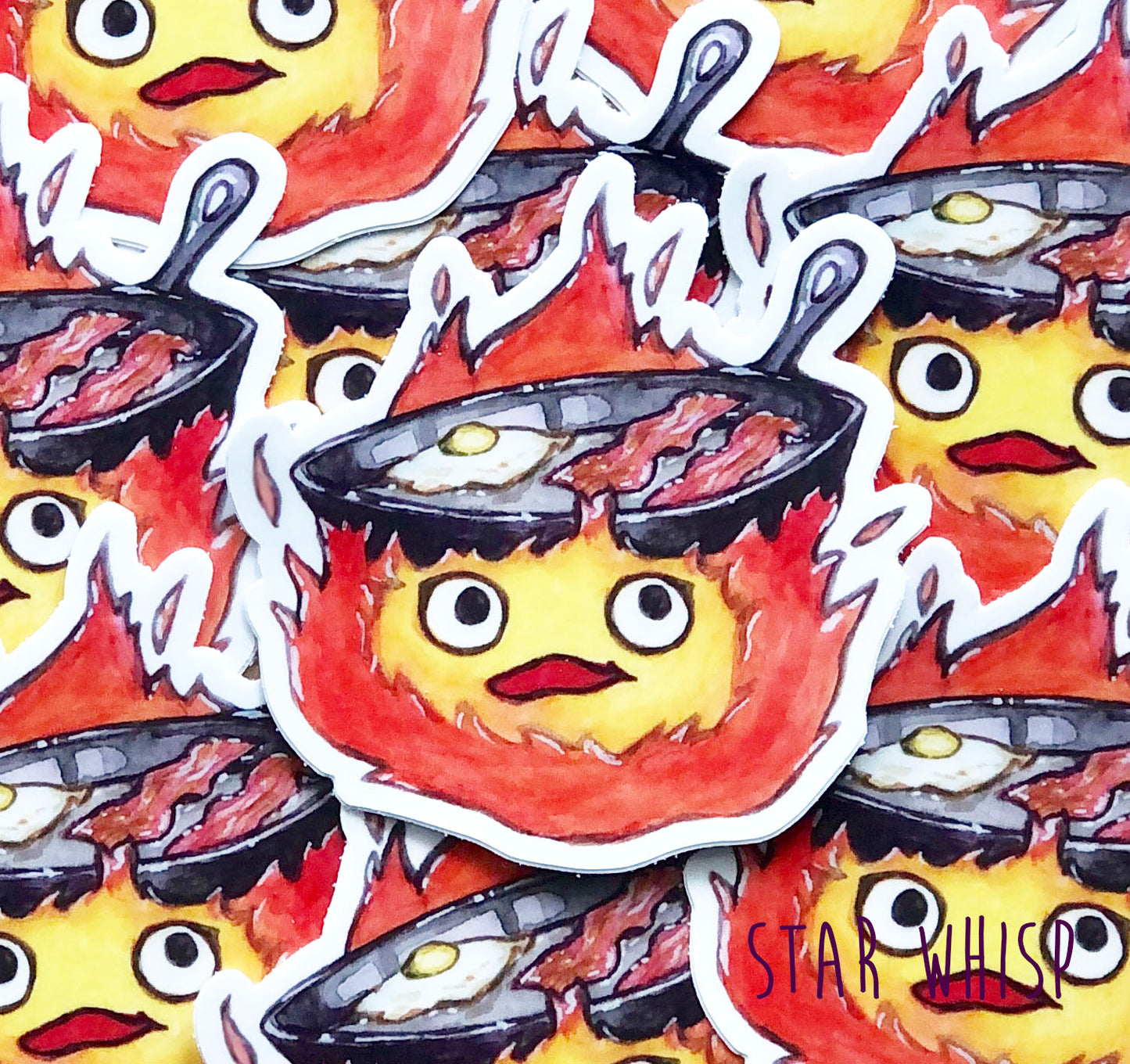 Fire Sprite Vinyl Sticker