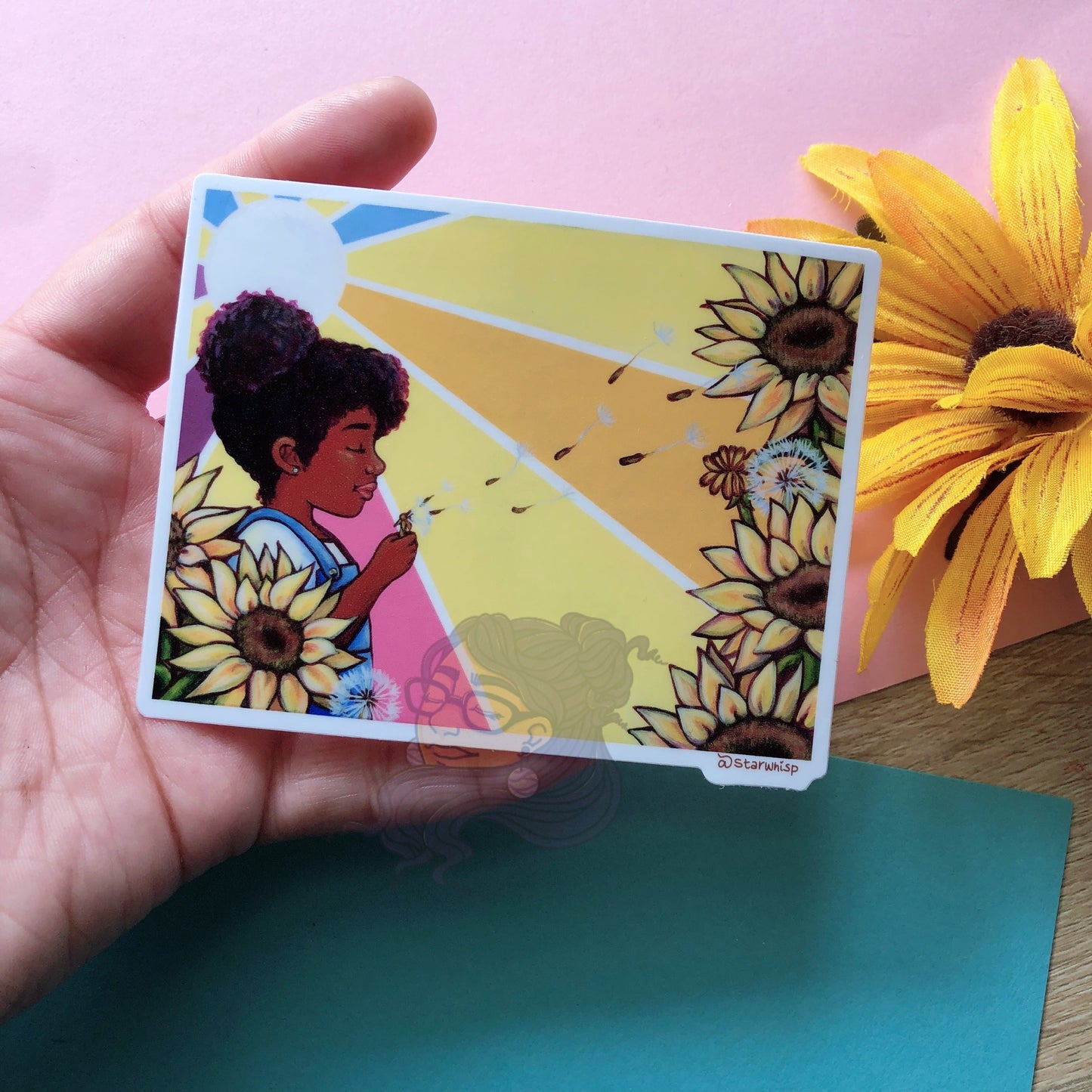 Dandelion Wishes Vinyl Sticker