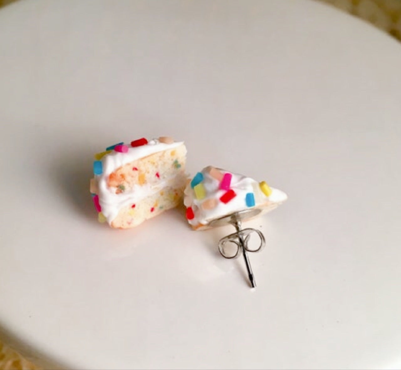 Confetti Cake Earrings *PREORDER*