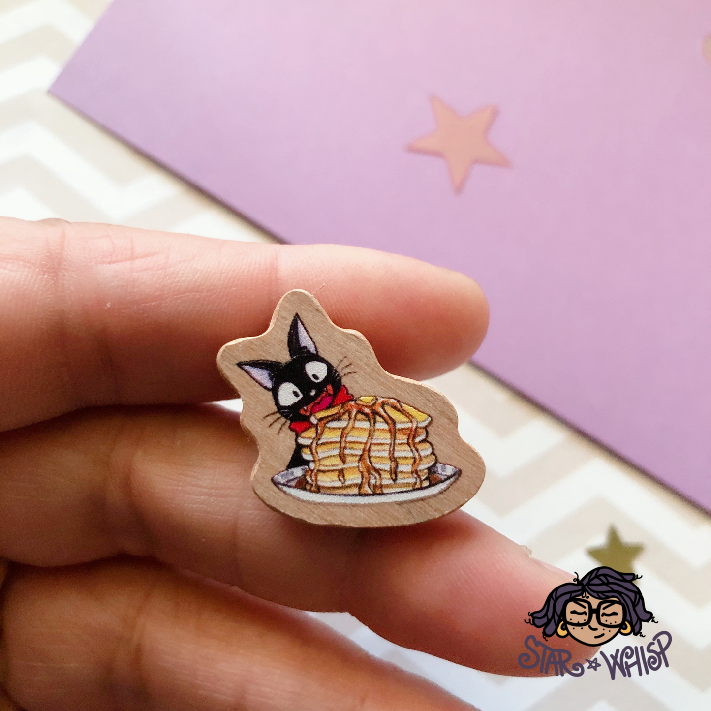Wooden Jiji Pin