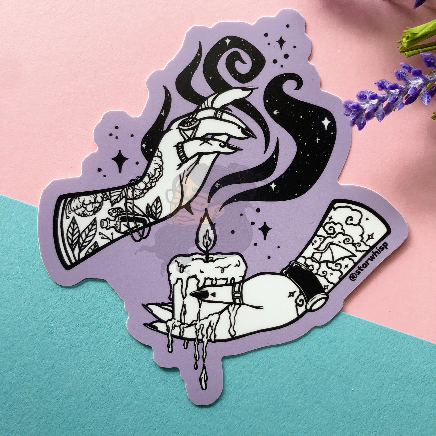 Balance Hands Vinyl Sticker