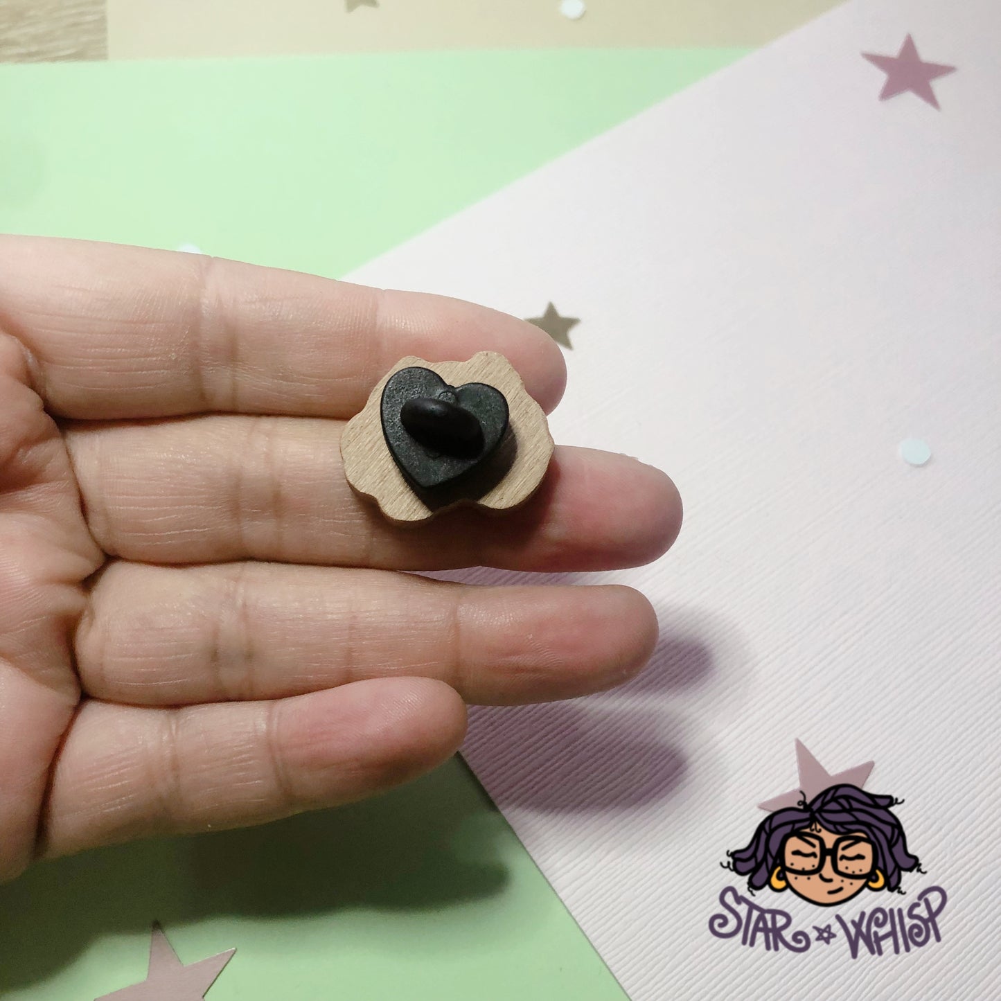 Cottage Books Wooden Pin