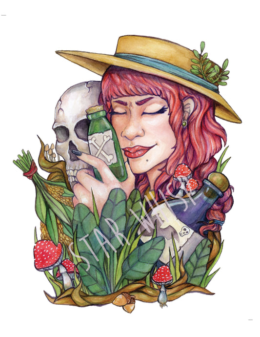 Poison Witch 8 x 10 Art Print