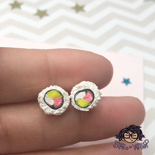 California Roll, Sushi Earrings