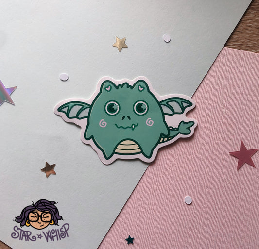 Chunky Dragon Vinyl Sticker