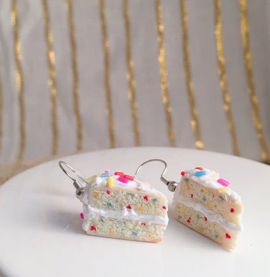 Confetti Cake Earrings *PREORDER*