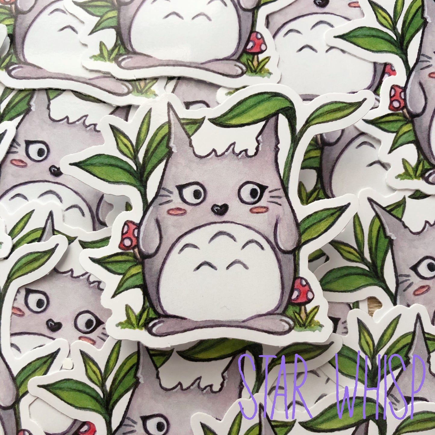 Totoro Inspired Vinyl Sticker