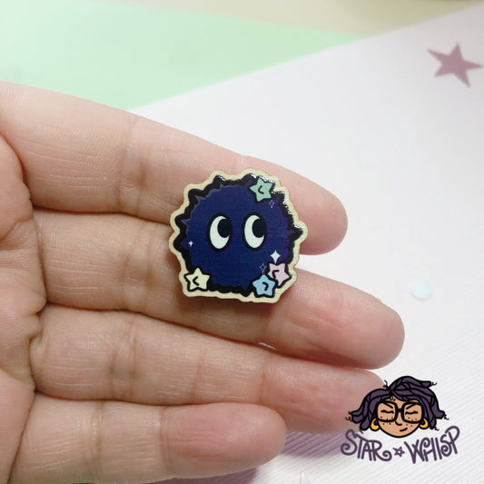 Wooden Soot Baby Pin