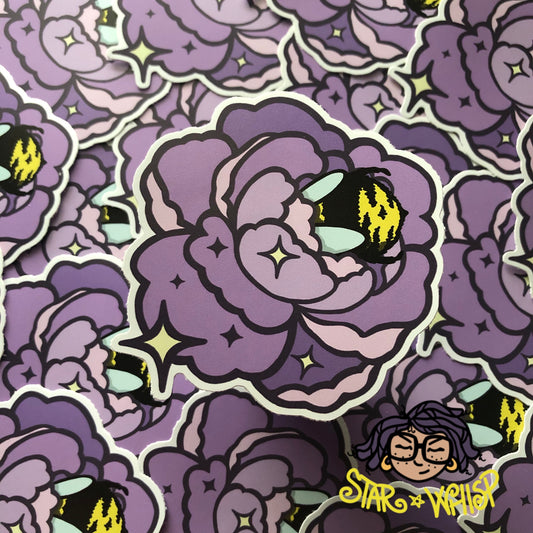 Bee Bum Vinyl Sticker